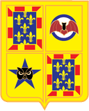 Les deux escadrilles constitutives seront la VB 101 (Tête de Hibou) et la BR 113 (Chauve-Souris), anciennement attribuées au GT I/15. Un insigne d’escadron composite est porté par les aéronefs.
Le Touraine a été initialement (septembre 1944) le GT I/15, devenant GT I/61 le 1er juillet 1947, puis ET 1/61 le 1er octobre 1953.